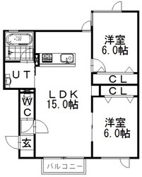 エル アリビオC棟の物件間取画像